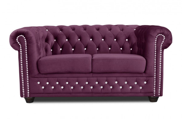 Chesterfield sada pohovky 2+1 sedadlo Design Pohovka sedací souprava Set Nové