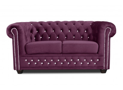 Chesterfield sada pohovky 2+1 sedadlo Design Pohovka sedací souprava Set Nové