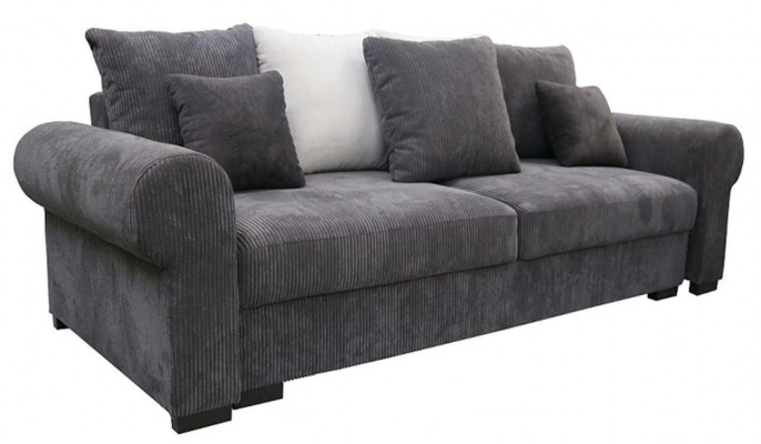 Velká pohovka xxl Lümmel pro obývací pokoj s funkcí postele délka 256 cm.