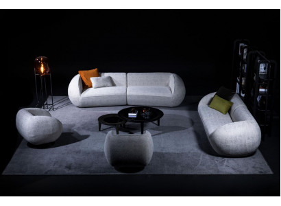 Sofa set Lounge set Trojsedačka Křeslo Moderní rohová sedací souprava