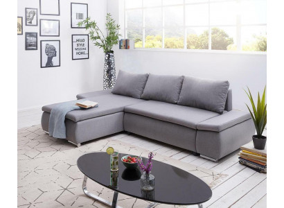 Rozkládací pohovka Design rohová sedací souprava L-tvar funkcí postele Pohovka Textilní Sedací soupravy Látka