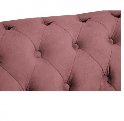 Klasický nábytek Chesterfield 3místná pohovka textilní látka Pohodlný design Nový