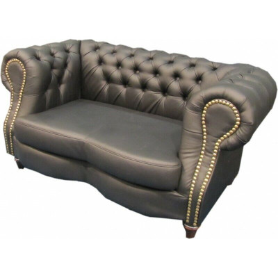 Chesterfield Lincoln 2místná pohovka potahová pohovka pohovky designová pohovka Club Leather
