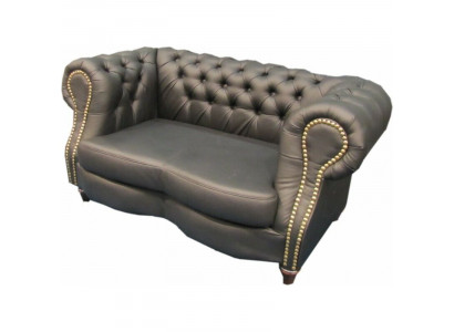 Chesterfield Lincoln 2místná pohovka potahová pohovka pohovky designová pohovka Club Leather