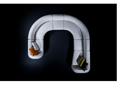 Rohová sedací souprava U-formy Luxus Moderní židle obývacího pokoje