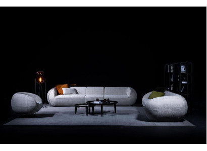 Luxusní sestava sedacích souprav Sofa Set pětimístná, třímístná a křeslo Set Moderní