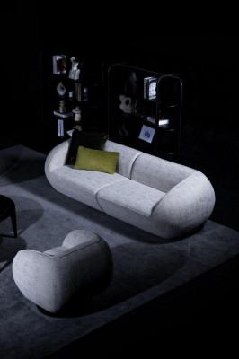 Luxusní sestava sedacích souprav Sofa Set pětimístná, třímístná a křeslo Set Moderní