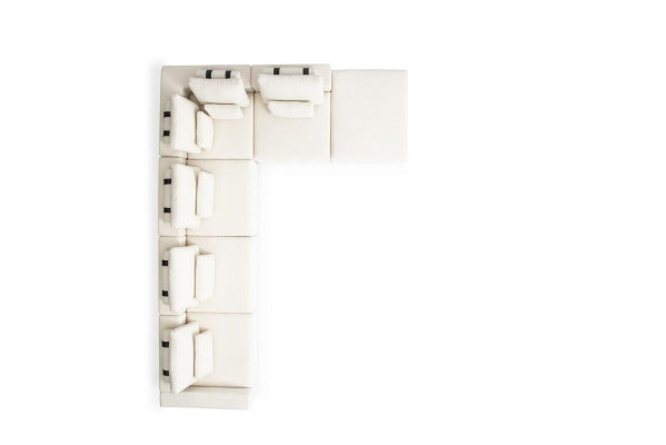 Elegantní rohová sedací souprava Moderní čalouněné sedací soupravy Obývací sestava Potahová látka sedací souprava Sofa