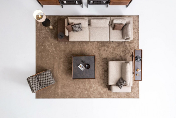 Sedací souprava Set Design Modern Polstrová luxusní obývací pokoj Potahová látka