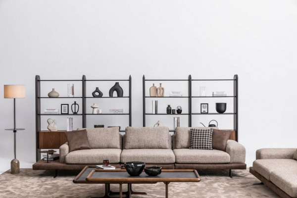 Sedací souprava Set Design Modern Polstrová luxusní obývací pokoj Potahová látka