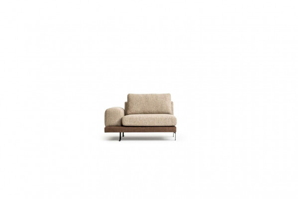 Sofa 6 míst Couch Polštář textil Luxus obývací pokoj Moderní Nábytek Tkanina