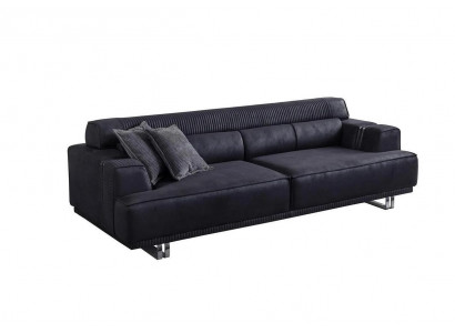 Sofa 3místná moderní bílá luxusní designová sedací souprava do obývacího pokoje o délce 235 cm