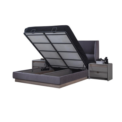 Exkluzivní bed room set s postelí + toaletním stolem a 2x nočními stolky 4 díly.