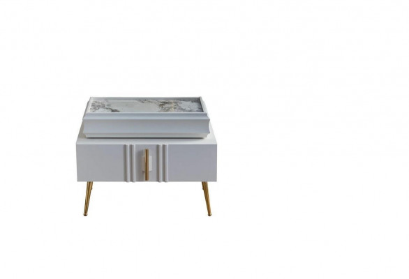 Exkluzivní noční stolky designový nábytek Beige barva v ložnici nový