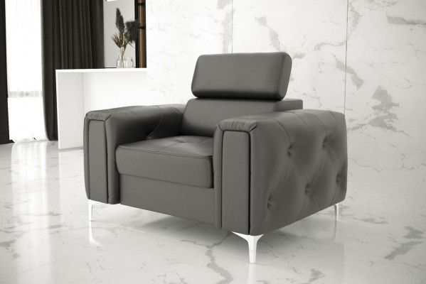 Pohovka látková potah textil Nový křeslo Chesterfield televizní gauč jednopostel.