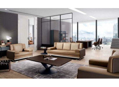 Sofa set Couch Suite 3+1+1 designer sofa coffee table 4-piece living room