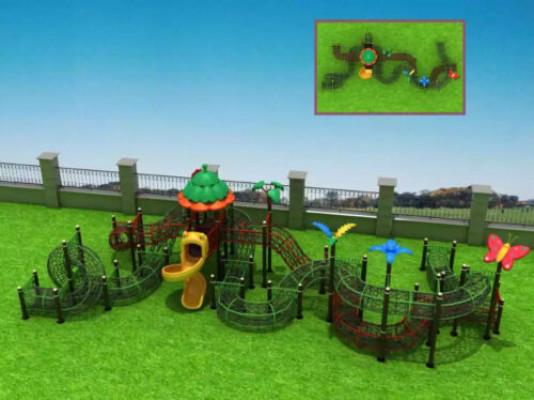 Sportovní komplex na čerstvém vzduchu Dětské lezecké centrum Hřiště Veřejný zábavní park