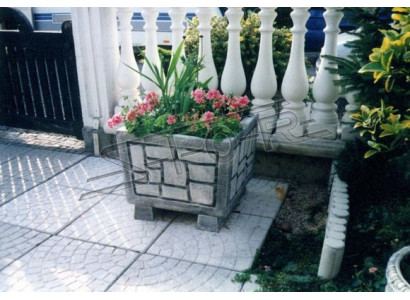 Květinový květinový hrnec ozdoba figura květináče zahrada nádoba