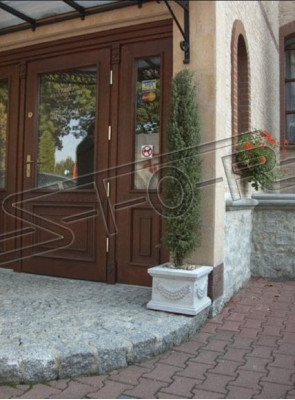 Květináč Pflanz přírodní kbelík dekorace socha vázy zahradní květináče.