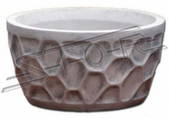 Květinový květináč Pflanz Natur Kübel Dekoration Vasen Garten Figur Blumentöpfe.