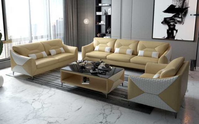 Garnitur Sedací souprava Sedací souprava 3+2+1 Sedací souprava Kožená sedací souprava Sedací sofa Šedá