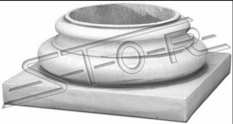 Dekorativní sloupec, sloupy, kámen, antický styl, římský, stojan, podstavec, sloupová noha, nový, okamžitě.