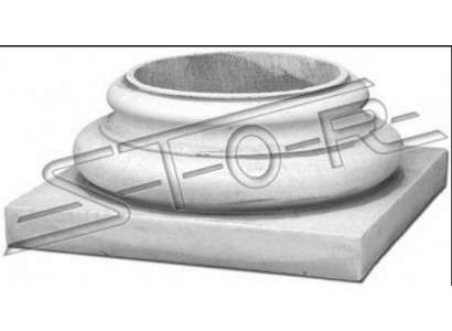 Dekorativní sloupec, sloupy, kámen, antický styl, římský, stojan, podstavec, sloupová noha, nový, okamžitě.