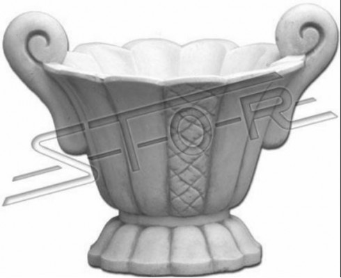 Design květináče Top Planz Deko Vědro Nádoba Figura Květináče Obličej Socha