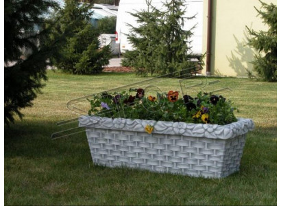 Design Květináč Top Plán Květinový Truhlík Nádoba Dekorativní Květináče Socha Tvář