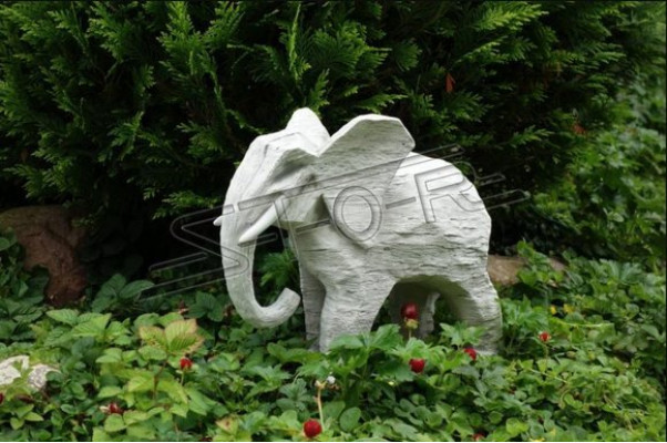 Návrh postavy sochy slona sošky soch abstraktní socha