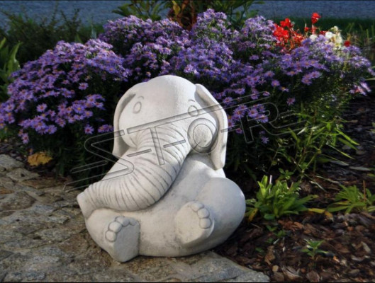 Design Figure Elephant Sculpture Figures Sculptures Statues White Cartoon Statue  Navrhnout sochu slona Sochy Sochy Sochy Bílá Karikatura Socha