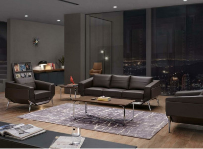 Design křeslo Pohovka Gauč Relax Látka Luxus Lounge Televizní Klub Potah