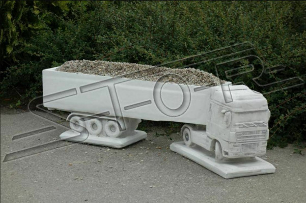 Designer socha Figurka Figuríny Kamion LKW Sošky Zahrada Socha