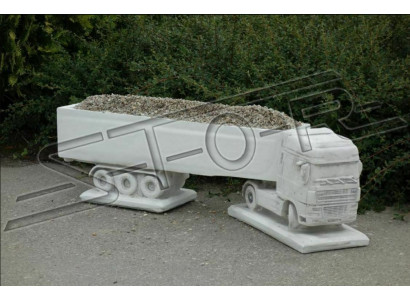 Designer socha Figurka Figuríny Kamion LKW Sošky Zahrada Socha