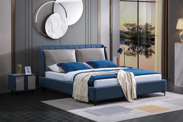 Doppelbett Schlafzimmer Hotel Ehe Luxus Bett 2x Nachttisch 3tlg. Set Betten Neu.