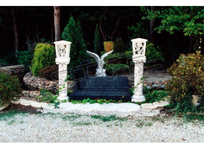 Kvalitní designový sloup zahradní socha sloupový stojan dekorace socha.