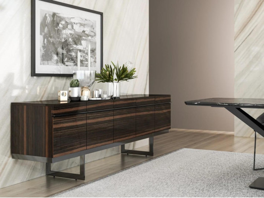 Jídelní pokoj Nový nábytek Komoda Moderní design Dřevěná skříň Nová