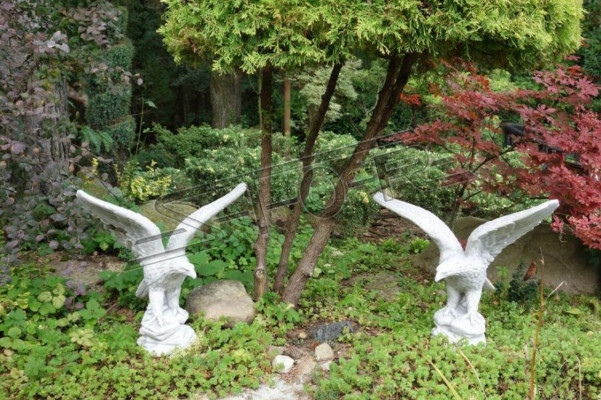 Figur Adler Garten Statue Dekorative Skulptur Skulpturen Figuren Statuen