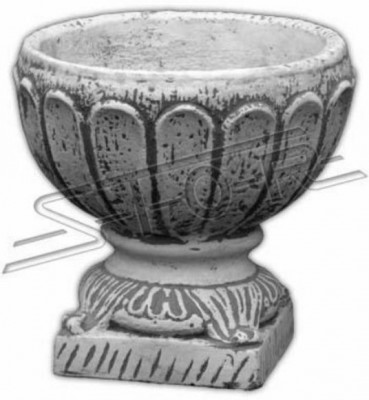 Socha květináče Bílý květináč Dekorace Socha Květináče Zahrada