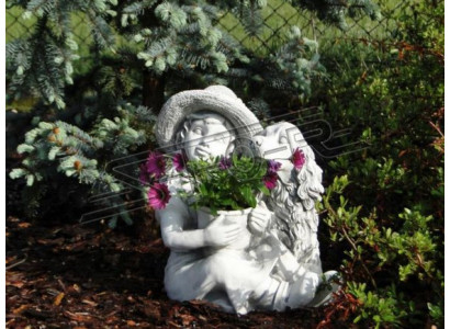 Socha Dekorace Květináč Květináče Pěstební Nádoby Dekor Socha Zahrada