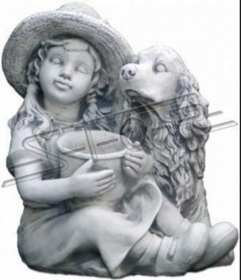 Socha Dekorace Květináč Květináče Pěstební Nádoby Dekor Socha Zahrada