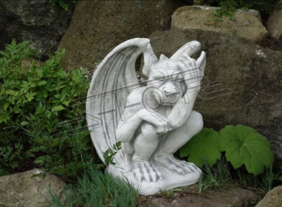 Figura Socha Drak Dítě Zahrada Sochy Figury Dekorativní Sochy