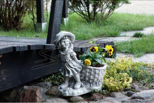 40cm Deko socha design figurína socha zahrady šedé figury přírodních soch