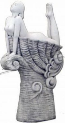 Socha zahrady fontány Zahrada Figurka 192 cm vysoká Zahrada Socha Teichfigur