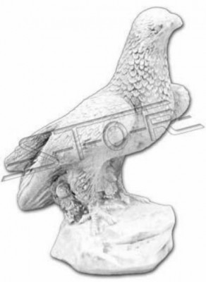 Zahradní dekorace socha orla sochařství socha sochy designér