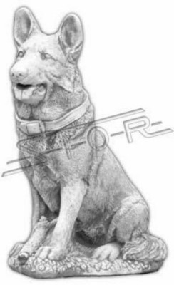 Zahradní dekorace Německý ovčák Terasa Kamenné sochy Socha