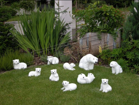 Zahrada Dekorace Lední Medvěd Socha Sochy soch Designér