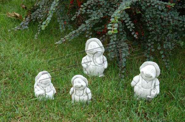 Zahrada Dekorace Sova Terasa Příroda Kámen Figurky Figura Dekorativní Socha