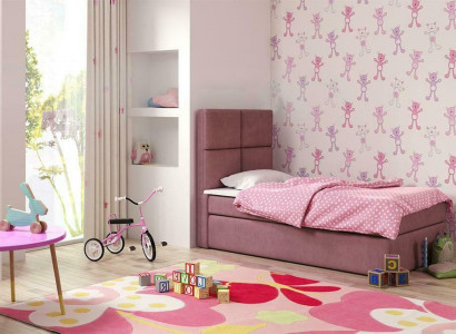 Hotel Bett Boxspring Modré Designové Postel Big Polštáře Manželská Luxusní Postel