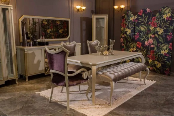 Klasická sestava vitrína RTV, luxusní komoda s vitrínou, 2 kusy.